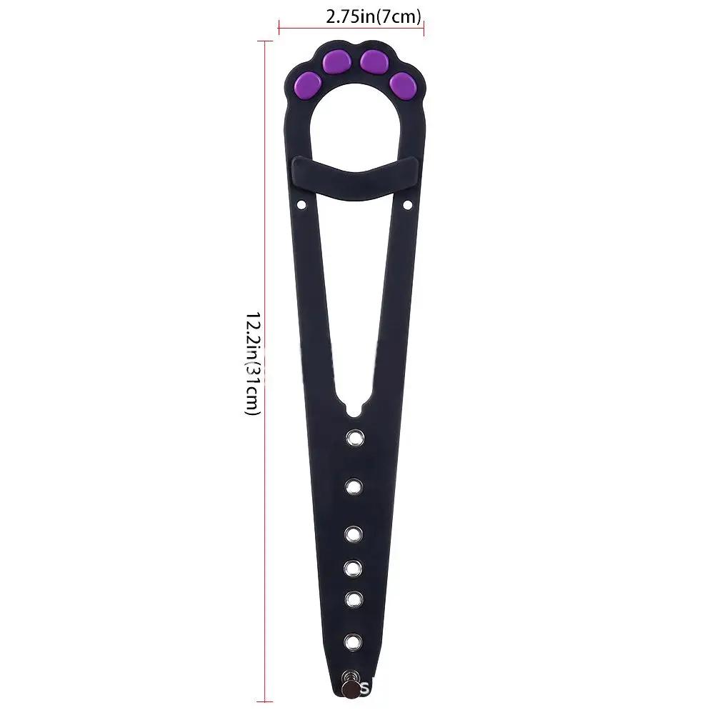 Largura ajustável Gato Porta Titular Trava Em Forma de Peixe Design Rápido Flex Trava Cinta Porta Rolha Pet Suprimentos - Image 1