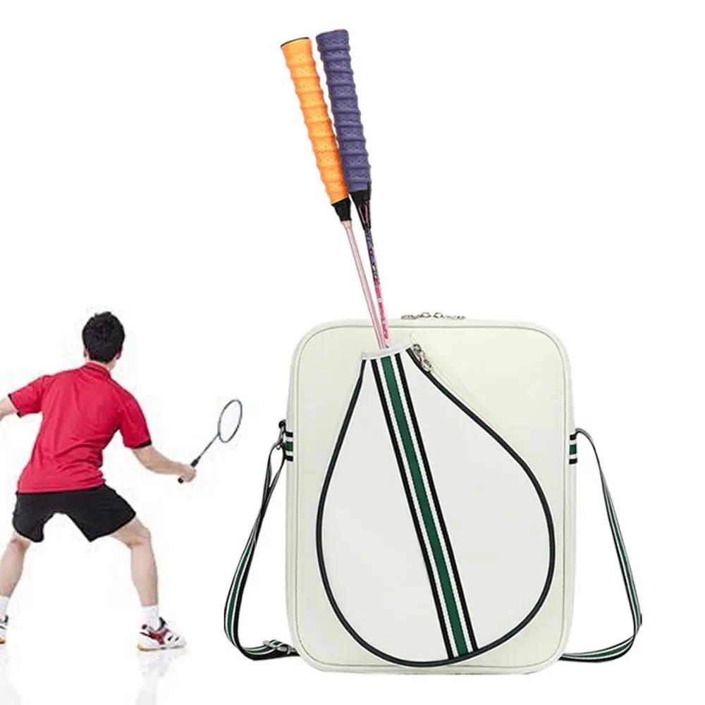 Bolsa tote de tênis para badminton, com alça ajustável, unissex, bolsa de armazenamento para raquete, bolsa de transporte para viagens ao ar livre, homens e mulheres - Image 1
