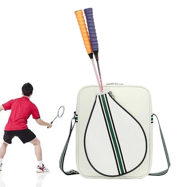 Bolsa Tote Unissex para Tênis de Badminton com Alça Ajustável - Prática e Estilosa para Armazenamento e Transporte em Viagens ao Ar Livre