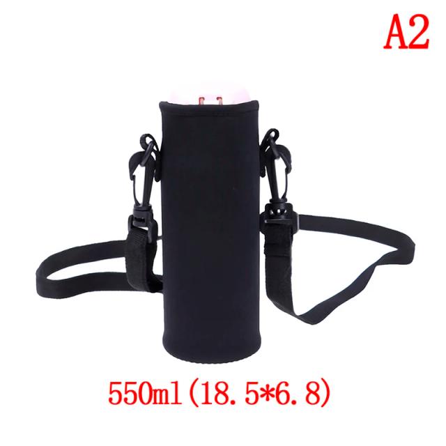 Bolsa Térmica Isolada para Garrafa de Água com Cordão - Alta Capacidade para Acampamento e Viagens ao Ar Livre