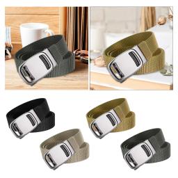 Cinto de nylon resistente ao estiramento masculino, cinto de trabalho confortável para caminhadas, camping, alpinismo ao ar livre, caça, liberação rápida - Image 4