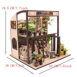 Handmade 3D puzzle modelo casa de bonecas para crianças, casa pequena, brinquedos DIY para meninas, adolescentes, adultos como presentes de aniversário - Image 3
