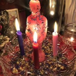Suprimentos de bruxaria kit wiccan suprimentos ferramentas caixa de bruxa incluem ervas secas frascos de cristal velas coloridas pergaminho para feitiços - Image 5
