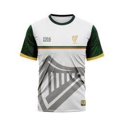 Camisa masculina de manga curta de Rugby, tábua comemorativa, roupa esportiva europeia e americana, GAA, Novo, 1920 - Image 1
