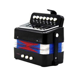 Acordeão infantil Mini instrumentos musicais, 17 teclas, 2 graves, brinquedo - Image 2