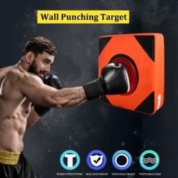 Saco de pancada e soco para parede, equipamento fitness para treinamento em casa, saco de areia com cobertura de couro sintético, fighter para artes marciais - Image 4
