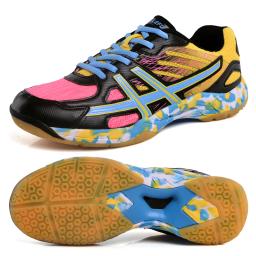 Novo profissional sapatos de badminton das mulheres dos homens tamanho mais 36-45 tênis senhoras luxo baminton tênis crianças tênis - Image 4