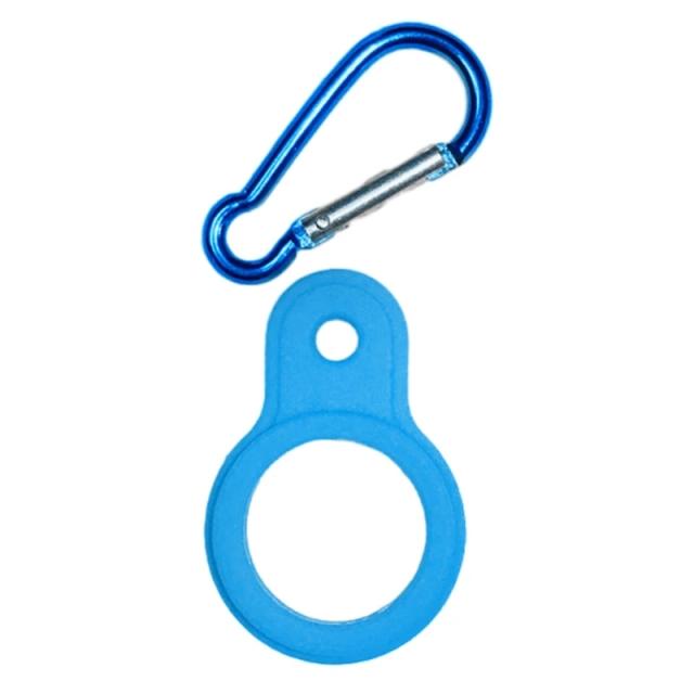 Suporte de Transporte para Garrafa de Água Portátil com Fivela de Silicone e Clipe Seguro