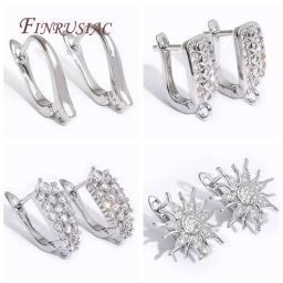 18K banhado a ouro fios básicos para mulheres, prendedores de brinco, ganchos fechos, acessórios Shvenzy, descobertas DIY - Image 1