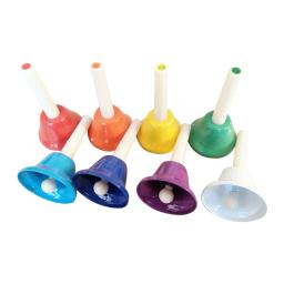 Sinos De Mão Para Adultos, Sinos De Percussão Musical, Fontes De Festa, 8Pcs - Image 6