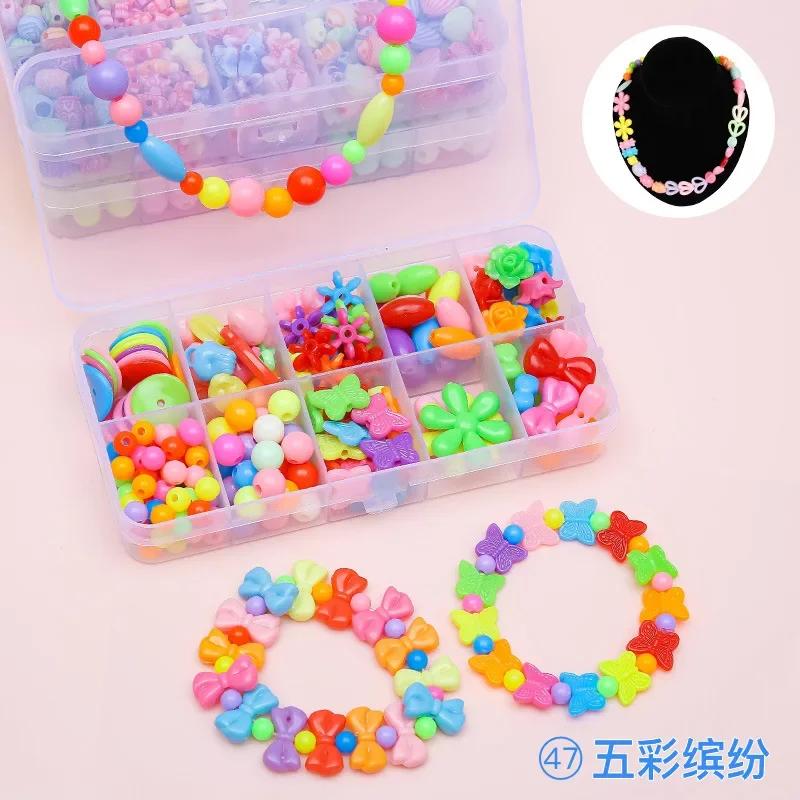 Polymer Clay Beads Kit para Fazer Jóias, DIY Pulseira, colar, brincos, Artesanato com Acessório, Meninas - Image 1