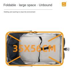 Leve e dobrável Pet Stroller para viagens ao ar livre, pequeno carrinho de estimação, cão, gato, pelúcia, bebê - Image 4