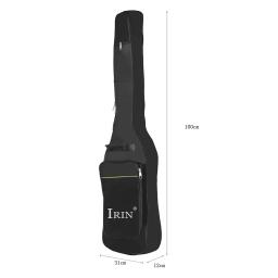 Irin 600d capa de guitarra à prova d'água alça dupla acolchoada bolsa de guitarra mochila alça de ombro bolsa espessante peças de guitarra elétrica - Image 5