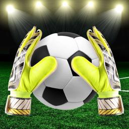 Luvas respiráveis profissionais do goleiro do futebol, Luvas do goleiro do futebol, Acessórios do treinamento dos esportes, dedo completo, proteção da mão - Image 1