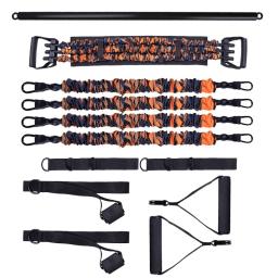 Portátil de fitness equipamento de treino de resistência de borracha bandas ginásio yoga goma elástica força pilates crossfit peso das mulheres esportes - Image 1