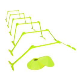 Agilidade Obstáculos E Cone Set, Cones De Disco Para Esportes De Futebol, Treinamento De Velocidade Pliométrica - Image 1