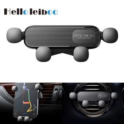 Leibo suporte de telefone para carro por gravidade, suporte telescópico para ventilação de ar, saída de ar de 360 graus, suporte para smartphone para 4.7-7 polegadas - Image 1