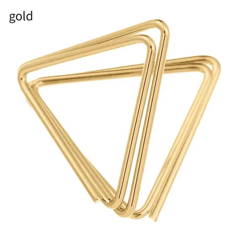 Triângulo Metal Titulares Do Cartão Do Lugar, Titular De Números De Mesa De Casamento, Suporte De Foto Clips, Stands De Exibição De Imagem, Decoração Desktop, 10Pcs - Image 1