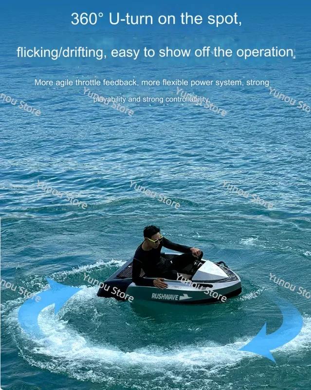 Mini Kart Elétrico e Jet de Alta Velocidade: Explore o Mundo dos Esportes Aquáticos com nosso Barco de Pesca Competitivo na Elegante Cor Cinza