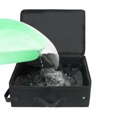 Dobrável Travel Cat Litter Box com tampa e alça, suprimentos para casa automática, toda a temporada - Image 3