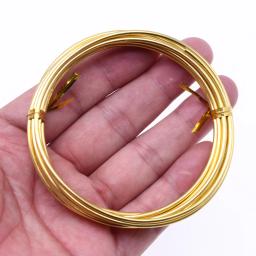 Flexível Anodizado Artesanato Cor Fio De Alumínio, Bendable Sculpting Metal Wire, Craft Wreath, Jóias Fazer Beading Floral Orname, 2mm * 3m - Image 5