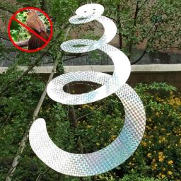 Repelente Reflexivo Pássaro para Jardim, Emulação Coruja, Scarer Pendurado, Repelente para Pombos, Pica-pau, Material de Jardim - Image 5
