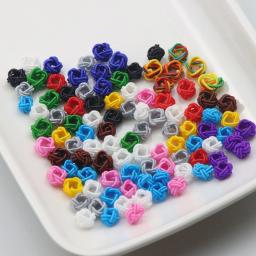 Fivela de corda trançada para fazer jóias, China Knot, Chapéu e Pulseira Acessórios, Abacaxi Colorido, Talão, Franja, DIY, 6mm - Image 2