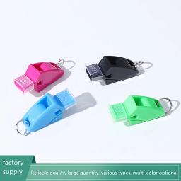 Crisp Sound Futebol Apito, Durável Conveniente, Ajustável, Basquete, Lanyard, Finger Clip para Emergência - Image 3