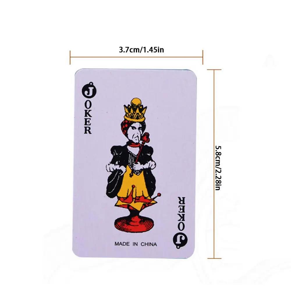 Mini jogo de cartas grupo entretenimento jogos de mesa jogos de tabuleiro portátil mini poker casa decoração festa natal presente de aniversário - Image 1