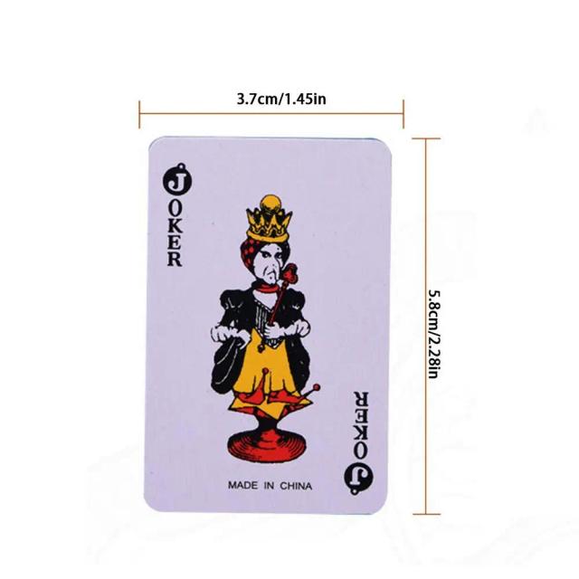 Mini Jogo de Cartas Portátil para Entretenimento em Grupo - Poker para Festas e Decorações de Natal, Presente Ideal para Aniversários