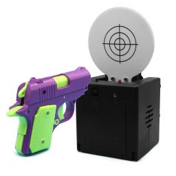 Saco brincalhão esportes alvo laser & arma brinquedo entretenimento laser detecção alvo jogo conjunto lazer indoor aqb166 - Image 1