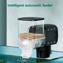 Alimentador automático de peixes para aquário Alimentador automático inteligente, sincronismo digital, Wi-Fi, controle remoto sem fio - Image 4