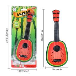 Ukulele de frutas engraçadas para crianças, instrumento musical, brinquedos montessorianos para crianças, escola, jogo, brinquedo educativo, presente - Image 6