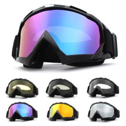 Óculos de esqui à prova de vento ciclismo motocicleta óculos anti-nevoeiro óculos de esqui snowmobile esporte ao ar livre neve snowboard óculos - Image 1