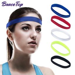 Bracetop 20 cores esportes bandana yoga faixas de cabelo antiderrapante correndo fitness elástico sweatband futebol acessórios para o cabelo feminino - Image 1
