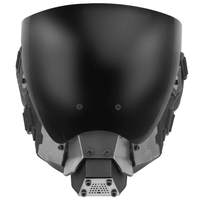 Máscara Facial Completa Respirável Removível para Airsoft e Paintball com Lente Anti-Nevoeiro e Dupla Face