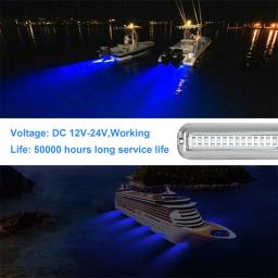 Luzes subaquáticas de lancha para barcos, 42 Iluminação de navegação LED, Marine Transom Light, RVS Yacht Acessórios, 8Pcs - Image 5