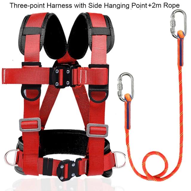 Cinto de Segurança para Trabalho em Altura: Equipamento de Proteção Anti-Queda para Escalada, Construção e Eletricistas