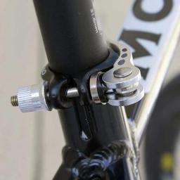 1/2/6 pçs m6 x65mm bicicleta de liberação rápida alumínio selim braçadeira espigão tubo braçadeira porca bloqueio sela para estrada mtb bicicleta - Image 3