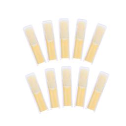 Natural madeira maciça Reeds para Saxofone, Tenor, Reeds Força 2.5, 3.0, Woodwind Instrumento Peças de reposição, acessórios, 10 PCs/Set - Image 6