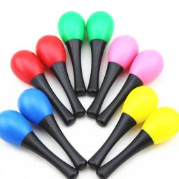Pequeno Maraca Treinamento Martelo De Areia, Brinquedos De aperto, Agitando Instrumentos Musicais, Plástico Orff Percussão, Fontes Do Partido, 1 ou 5Pcs - Image 1