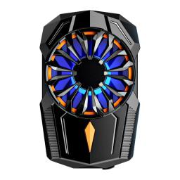 RGB Luz ABS Back Clip Ventilador refrigerado a ar, Radiador de telefone celular, PUBG Game Cooler, IOS, Android, Turbo Furacão dissipador de calor - Image 2