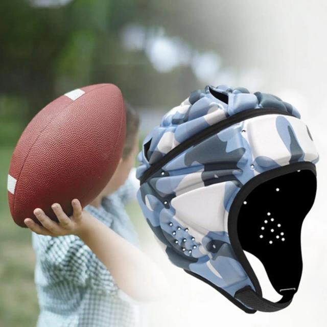 Capacete Leve de Rugby Unissex com Acolchoamento Confortável e Proteção para Scrum