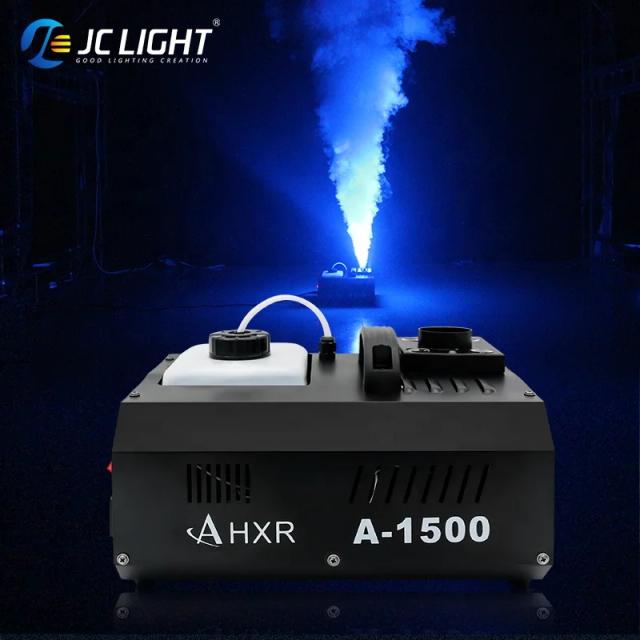 Máquina de Névoa RGB Vertical com Coluna de Ar, Efeitos de Fumaça Up and Down, 3000W, DMX e 24 LEDs