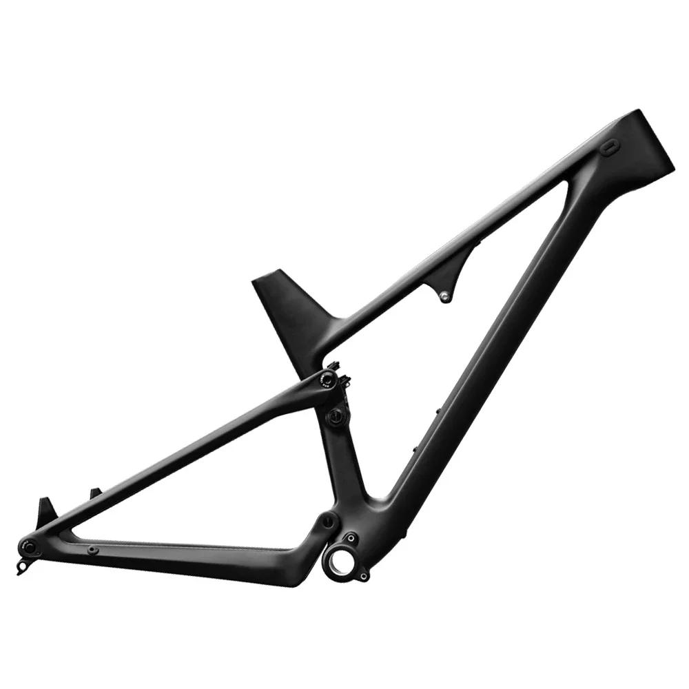 Lexon Flyer-Full Suspensão MTB Bike Frame, Super Leve, Mountain Ciclismo, Conjunto de Molduras, Aumentar, Peças da bicicleta, 29er, 2.35 Pneu, 148 - Image 1