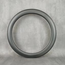 Aro de roda de carbono 700C, conjunto de rodas de bicicleta de estrada, clincher/tubeless/tubular ud fosco, 20-24 furos, roda de freio em V - Image 1