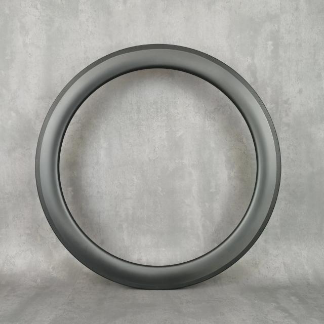 ZEEUQI BIKE SRORE Aro de Carbono 700C para Bicicleta de Estrada UD Fosco Clincher/Tubeless/Tubular Freio V