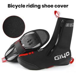 Impermeável ciclismo sapato capas, Windproof, forro de pelúcia, design anti-derrapante, estrada mountain bike - Image 6