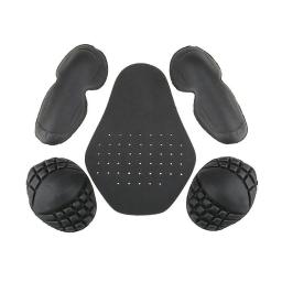 Jaqueta de equitação, cotovelo traseiro, armadura de ombro, protetor de inserção, resistente ao desgaste, absorção de choque, anti-fricção, 5pcs - Image 1