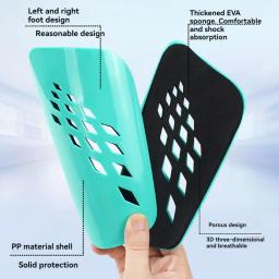 Loogdeel Futebol Caneleiras, Futebol Protetores Pads, Light Sock Insert Board, Treinamento Legging Protetora, Adulto e Crianças - Image 3